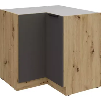 Kuchyňská skříňka Aria GR/AR Anti Fingerprint 90x90 Dn 2f Bb