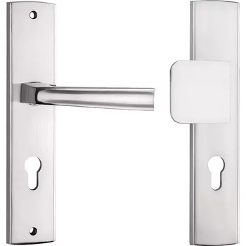 Vchodové dveře Klika Matta WB72 nikl pravá