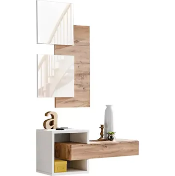 Předsíňová Stěna Easy II 100cm Wotan/Bílý