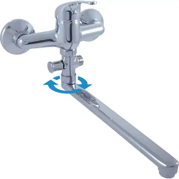 Vodovodní baterie RAV-SLEZÁK Baterie pro vanu a umyvadlo nástěnná SÁZAVA SA058.5