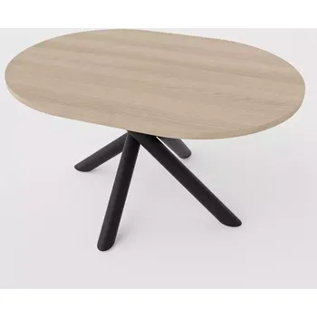 Jídelní set Stůl Oslo 138x100 cm dub lindberg