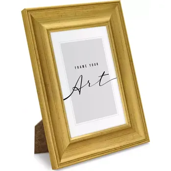 Rám na obraz Fotorámeček 13x18 s l15,40,009 staré zlato+zlato