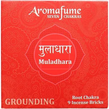 Vonný olej Vonné cihličky Aromafume pro 1. čakru 40 g, 9 ks