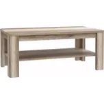 Konferenční Stolek Tiziano Flot12 Starožitný Dub / Béžový Lesk