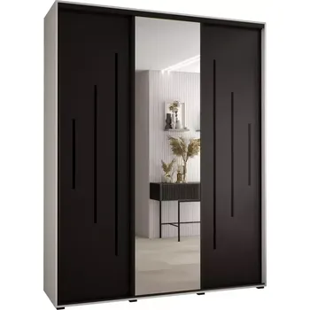 Předsíňová stěna Skříň 45 Canaris 13 190 bílá/černá/černá