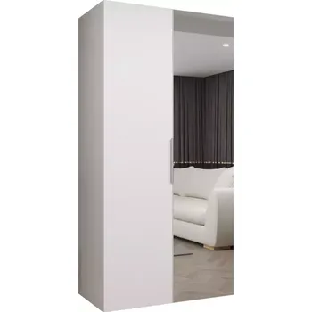 Předsíňová stěna Skříň Marbella II 100 bílá/stříbrná