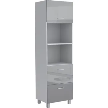 Kuchyňská skříňka Kuchyňská Skříňka Lucjan 60kpm 1f2s 2100 lux šedá