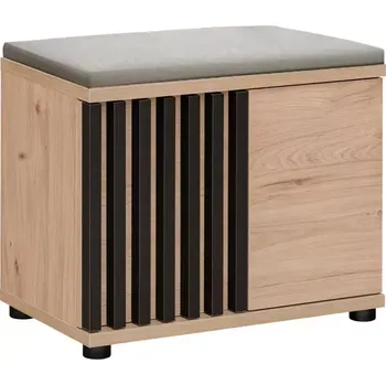 Cipősszekrény Pedro HJZ PD TYP F+P hickory jackson/černá