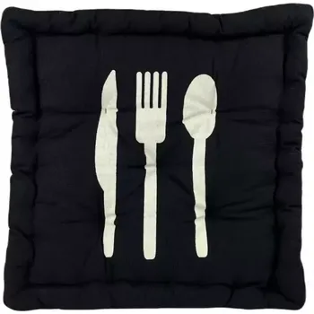 Podsedák Podsedák na židli MODERN černý 42x42+8