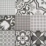 Dlažba Logos Negro Mix 58/58 Rekt.