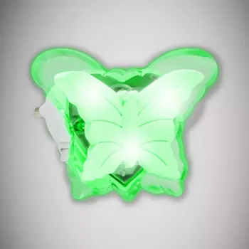 Nástěnné svítidlo Zástrčka motýl Hl994l 0,4W zelený