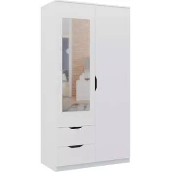 Předsíňová stěna Skříň 2D2S Kelly bílá