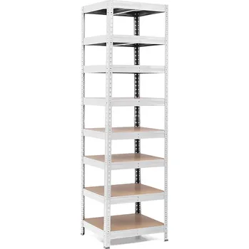 regál Policový regál Trestles RH 2200x600x400, nosnost 2000 kg, 8 polic Barva: pozink, Provedení police: dřevěná DTD 8 mm