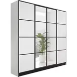 Skříň Eden 4D 207 bílá vzor 2