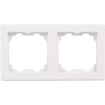 vypínač Rámček 2-násobný bily Imperia