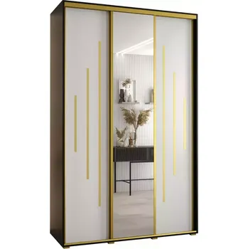 Předsíňová stěna Skříň 45 Canaris 13 160 černá/bílá/gold