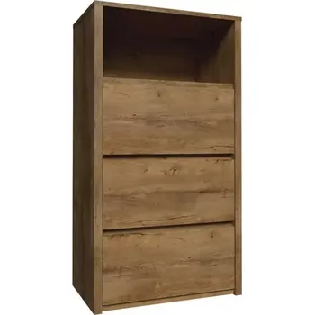 Kancelářská sestava Komoda Montana 50 cm Dub Lefkas Temný, KS3