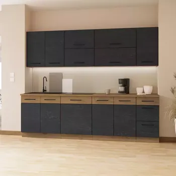 Kuchyňská linka Kuchyňská linka Vigo Dark 260 bez pracovní desky