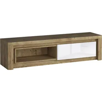 Obývací stěna TV stolek Livinio L9 ribbeck/bílá lesk