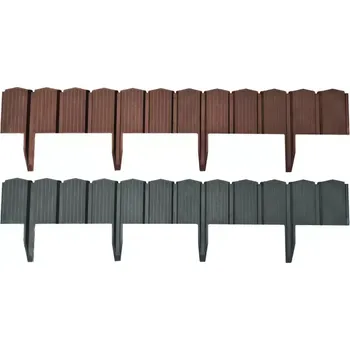 Zahradní obrubník Zahradní palisáda PA80 (sada 5 ks) Stella Green hnědá