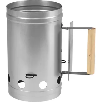 Zahradní gril Zapalovací komín pro grily na dřevěné uhlí JE-188