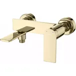 Vanová baterie se sprchovým setem Rea Storm zlatá