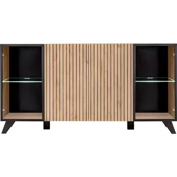 Komoda Liam Komoda Hjz Lm SB Hickory Jackson/Černá