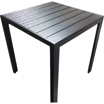 Zahradní stůl Stůl Douglas černý, 70x70 cm