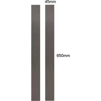 Hrana s lepidlem 37984 Antracit 650x45x0,8mm 2ks