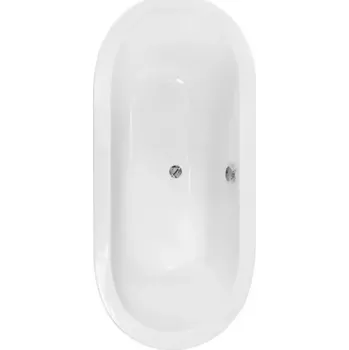 Vana Volně stojící vana Victoria 160/75 bílá(W)-černá(Z) + syfón automat