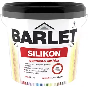 Omítka Barlet silikon zrnitá omítka 1,5mm 25kg 4415