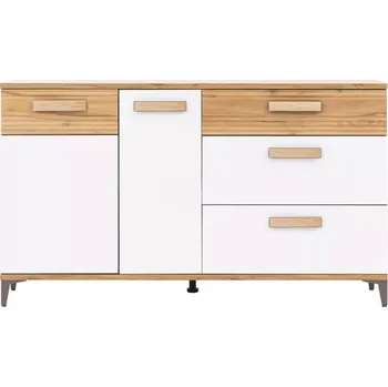 Předsíňová stěna Komoda Snobi Sb04 dub craft/alpská bílá