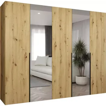 Předsíňová stěna Skříň Alicante II 250 artisan černá