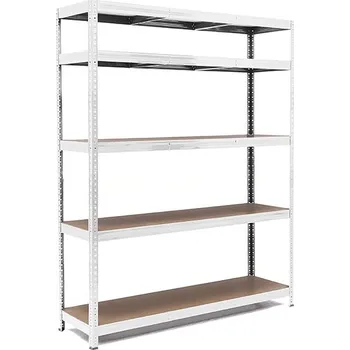 regál Policový regál Trestles RH 1800x1200x300, nosnost 1750 kg, 5 polic Barva: pozink, Provedení police: dřevěná DTD 8 mm