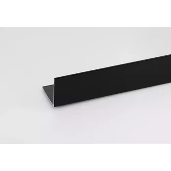 Stavební profil Rohový Profil ALU Práškově Lak. Černý 10x10x1000