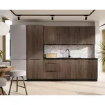 Kuchyňská linka Monza Okapi ořech 260 bez pracovní desky