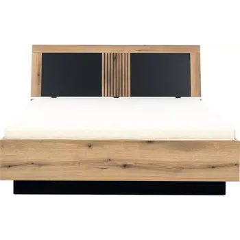 Ložnicová sestava Postel Aris As14/160 dub evoke/černá s úložným prostorem