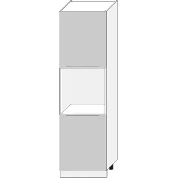 Kuchyňská skříňka Kuchyňská Skříňka Zoya D60pk 2133 Pl Světle Šedá Mat/Bílý