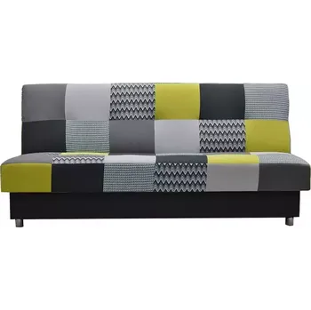 Sedací souprava Pohovka Zigzak mix žlutá