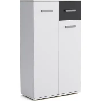 Komoda Komoda Justus 03 White/ Black Gloss