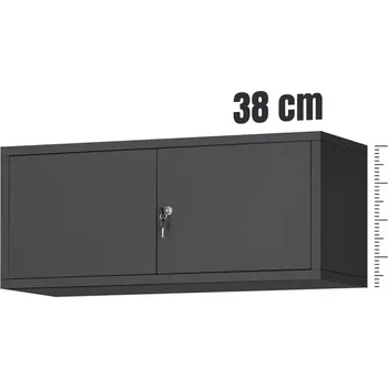 Kancelářská sestava Závěsná skříňka Ewa kov antracit