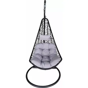 Zahradní nábytek Závěsné křeslo MURCIA černé