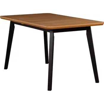 Jídelní set Stůl ST41 140X80+40 Dub Wotan/Černá