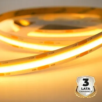 LED páska COB pásek 5W/460lm/320 LED/m 3000K IP20 12V 30m