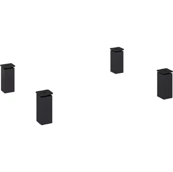 Koupelnový nábytek Nohy Uno 10 (4 ks) černý