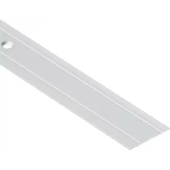 Stavební profil Krycí lišta zaklapávací, plochá LPP 30 0,9 C-0 Stříbrny