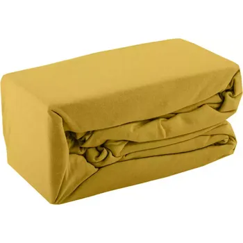 Prostěradlo Jersey prostěradlo s gumičkou 115GSM 180x200 žlutá