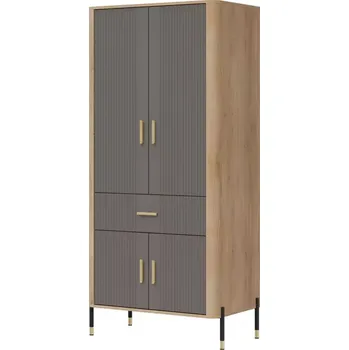 Ložnicová sestava Skříň Dante DT16 dub cremona/šedá