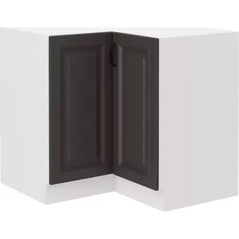 Kuchyňská Skříňka Stilo Grafit/BÍLÝ 90x90 Nd 2f Bb