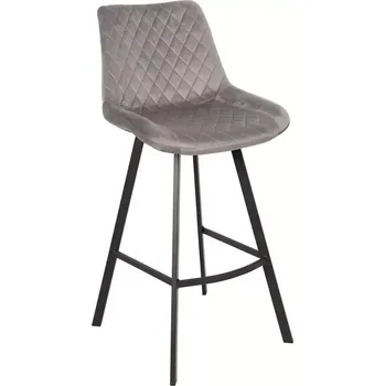 Barová židle Hoker Luka tmavěšedá